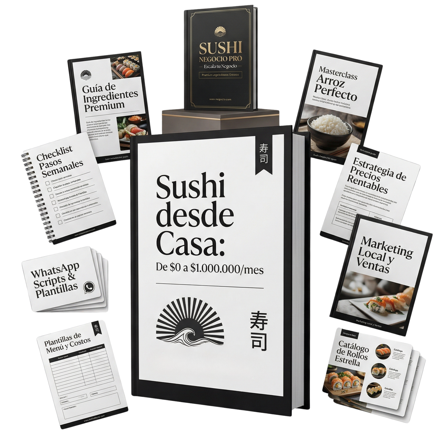 Sushi desde Casa + 5 BONOS + Sushi Negocio PRO: Escalá a Ingresos Constantes