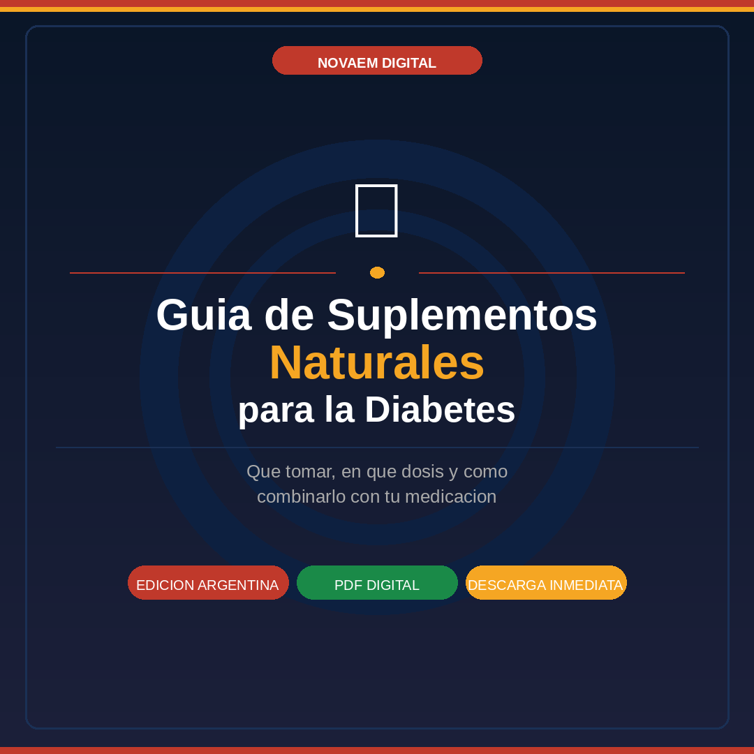 Guía de Suplementos Naturales para la Diabetes